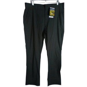 NWT Orvis Men’s Dress Pants 38x34 Asphalt Stretch Flat Front Classic Fit